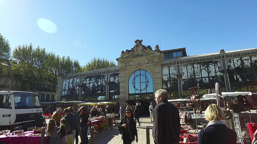 Le marché de Narbonne - DJI_0107